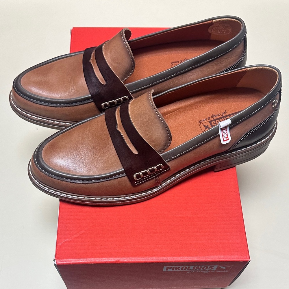 Pikolinos Aldaya Women’s Brown (Terracota)Leather Loafers